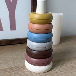 Colorful Stacking Rings Toy mushie